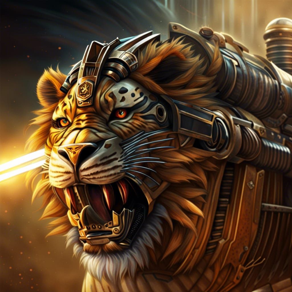 Steampunk Star Wars Jedi Liger Knight