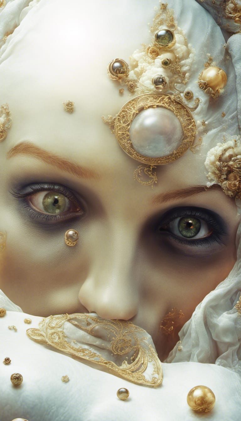 Dreamlike Alien Feast in Magical Realism