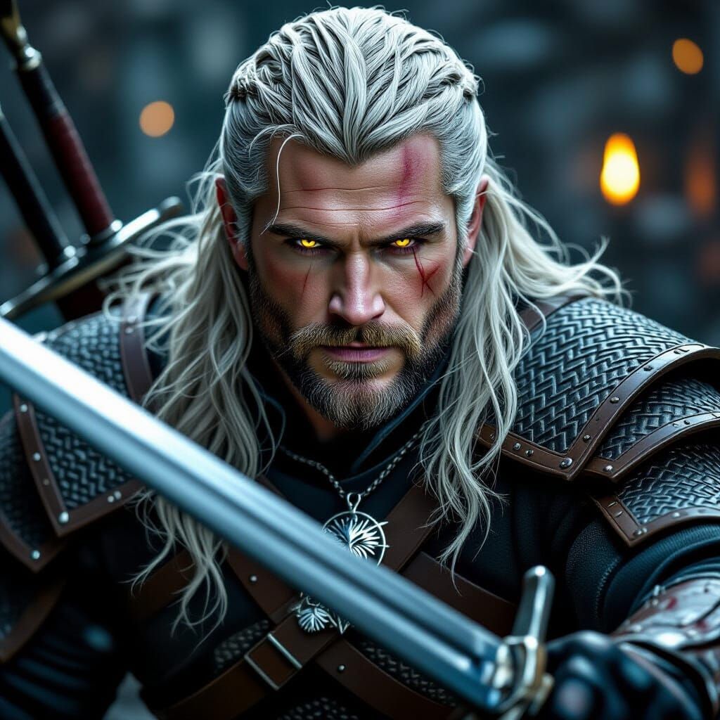 Geralt of Rivia: Dark Fantasy Witcher