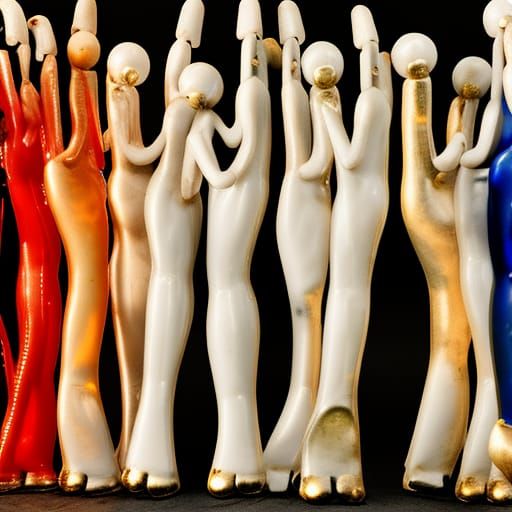 Humans and Gems: A Brilliant Crystal Portrait