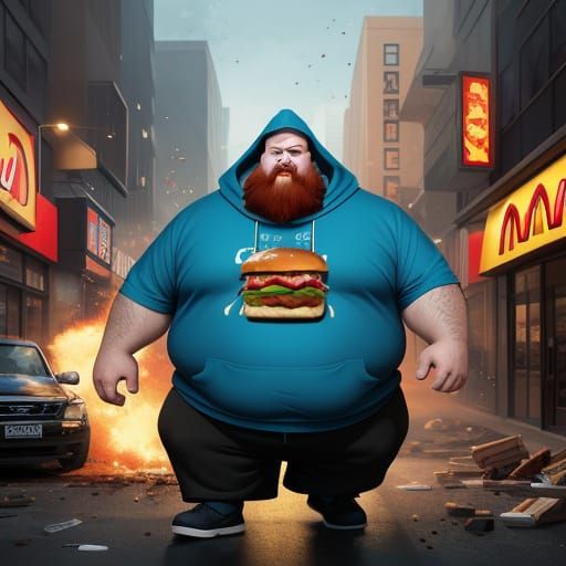 Ginger Bearded Revolutionary Smashes McDonald's