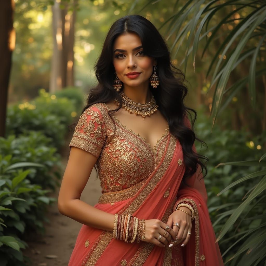 Aishwarya Rai in Elegant Indian Attire