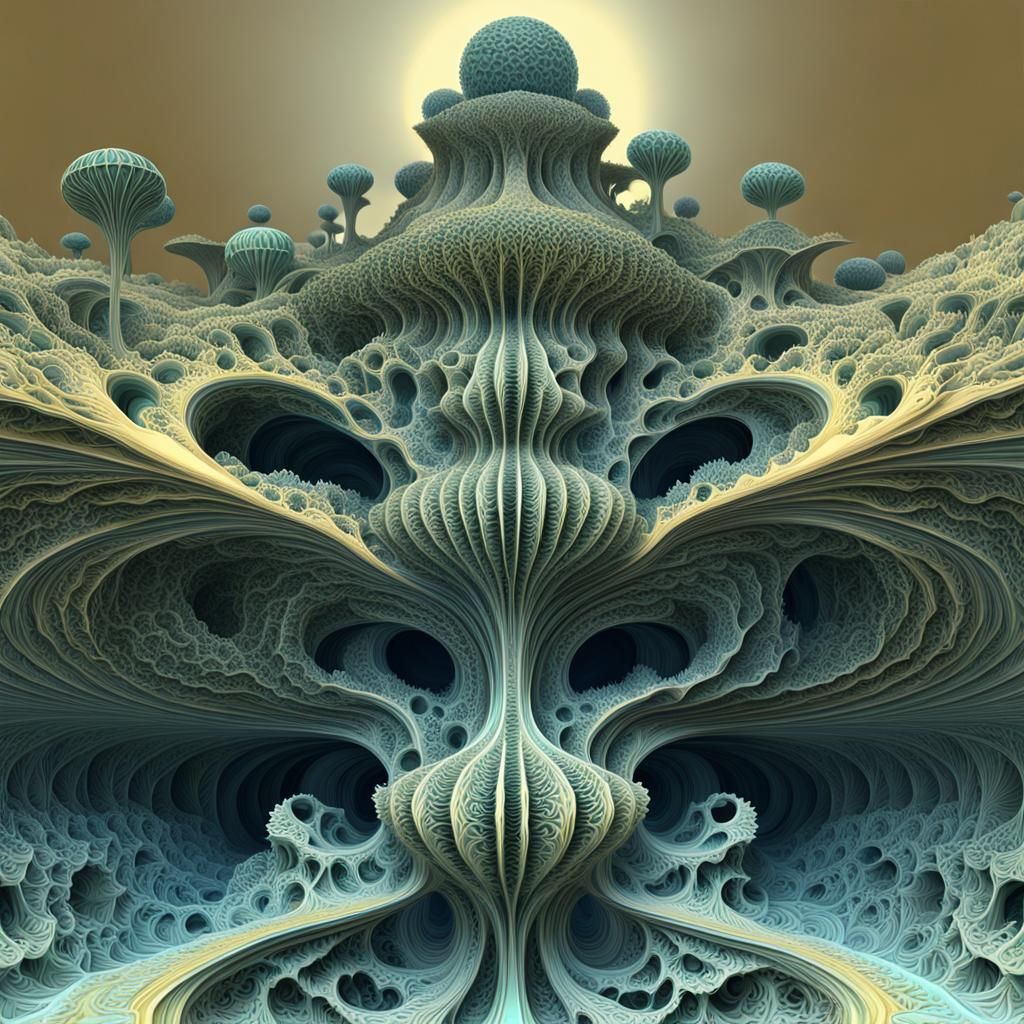 Detailed Fractal Rendering of a Mandelbulb