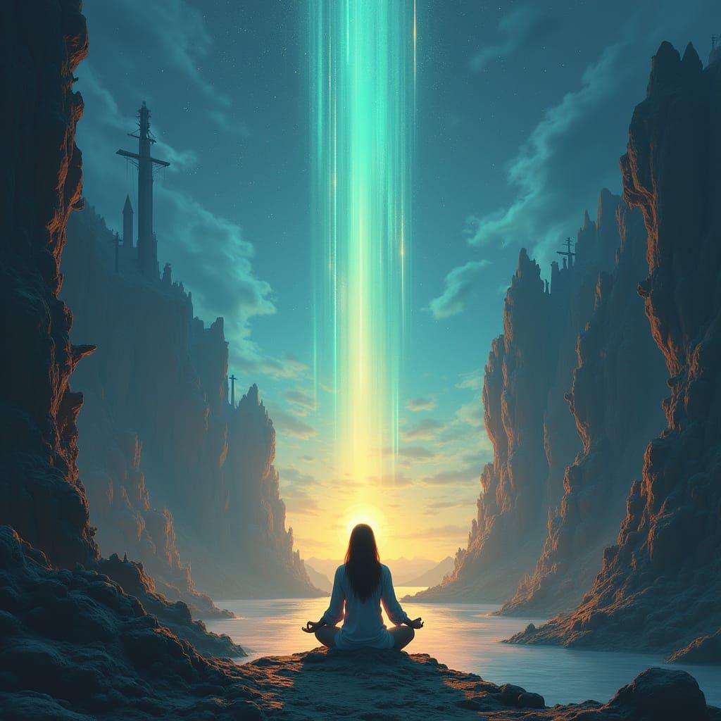 Heavenly Ascension: Contemplative Prayer in Fantasy Landscap...