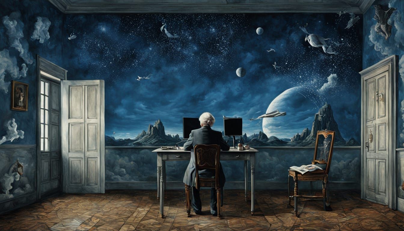 Metaphysical Surrealism Masterpiece Emerges From Silence