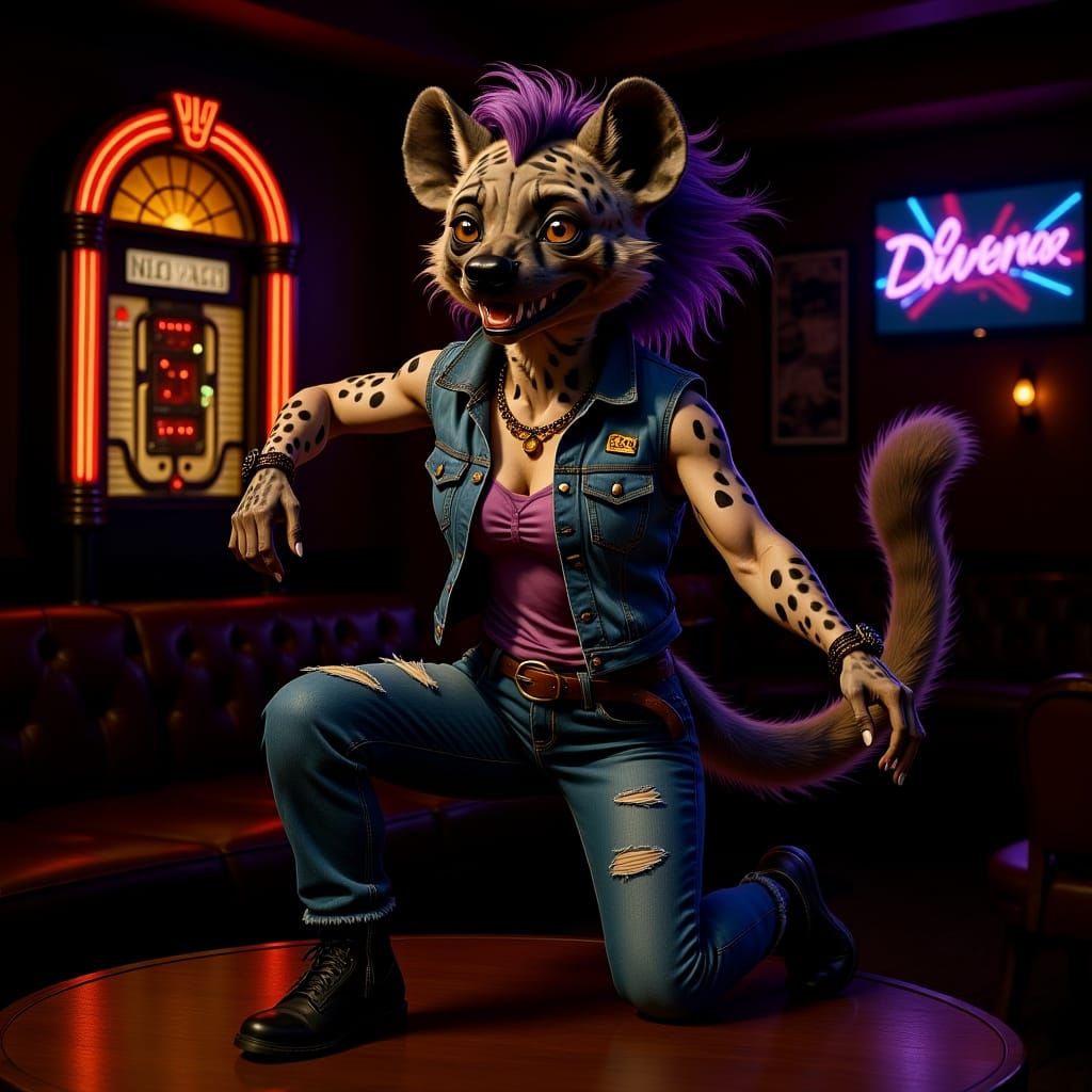 Epic masterpiece of a sassy feisty lithe feminine anthropomo...