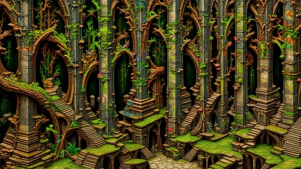 M.C. Escher Inspired 'Unbound' Text Illustration