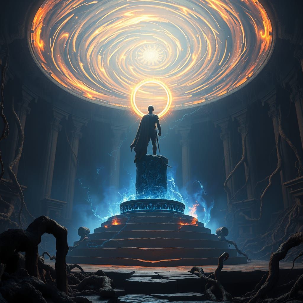 Ethereal Hero Prepares Ancient Sacrifice Amidst Whispers of ...