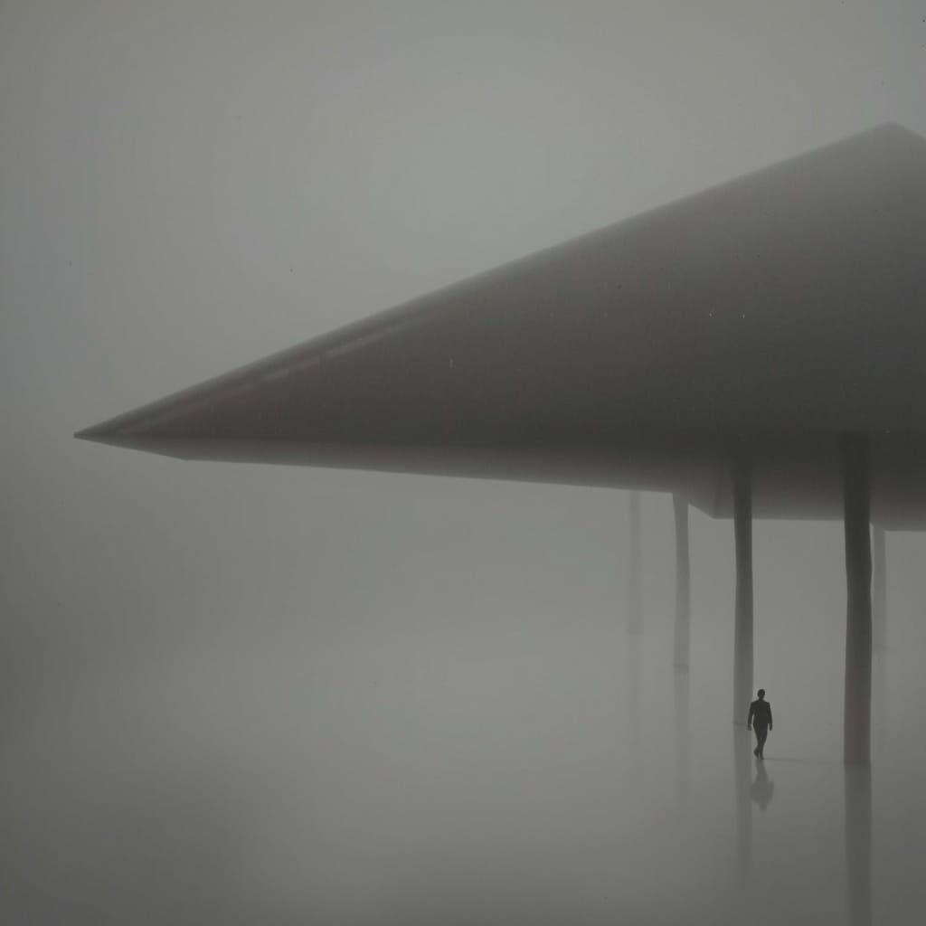 Ethereal Landscape of Wonder and Melancholy