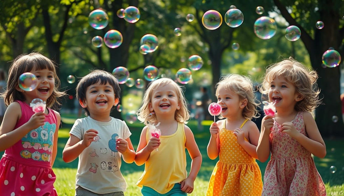 Children's Bubble Party in the Park