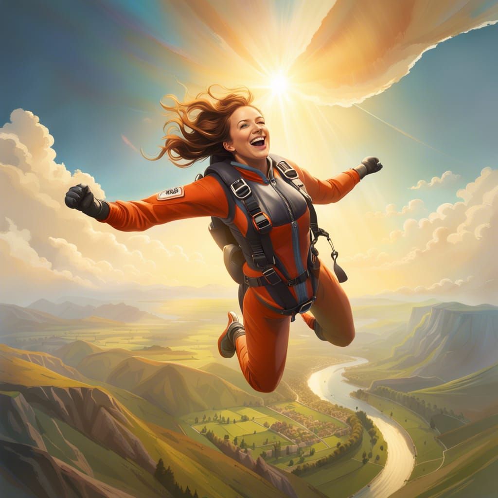 Enjoying the rush of adrenaline