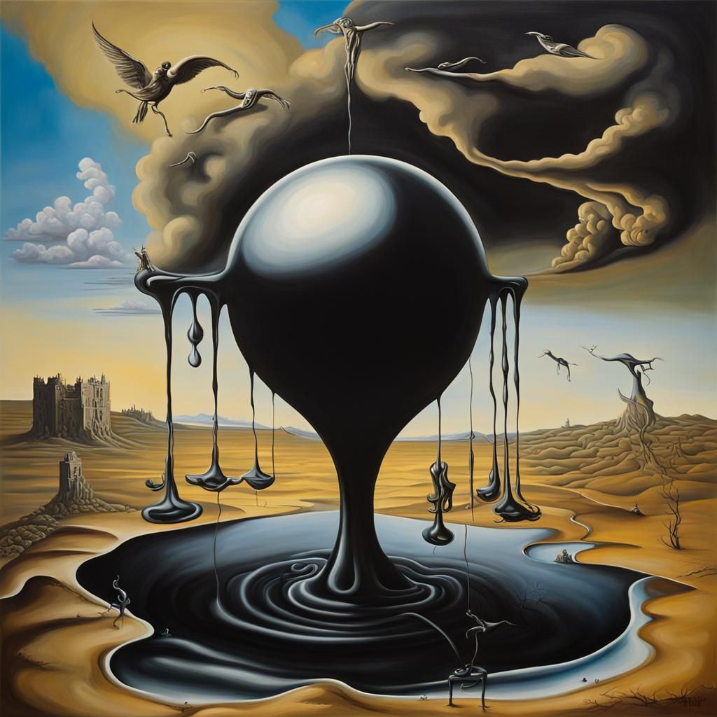 Surreal Black Sabbath in Salvador Dali Style
