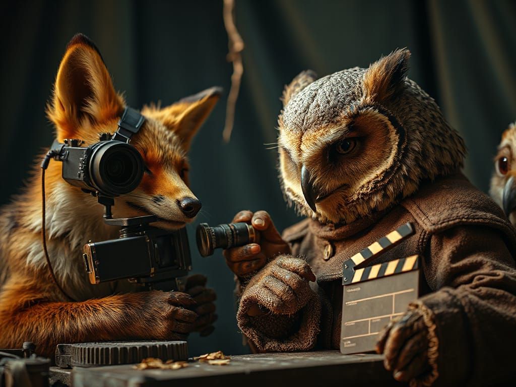Wildlife's Secret Hobbies: Animals Filming Movies in Photore...