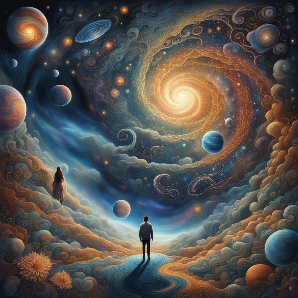 Cosmic Rebirth: A Surreal Transformation