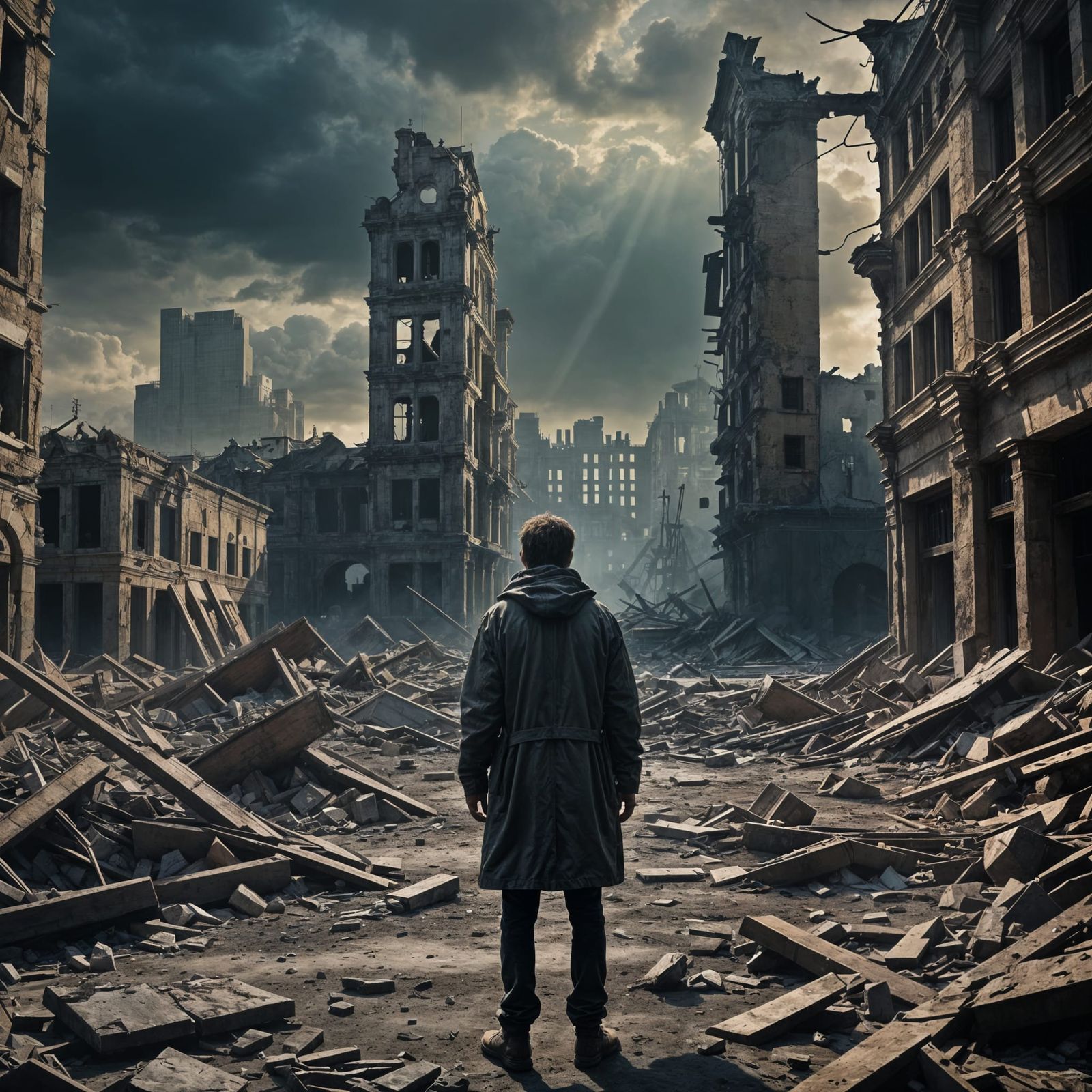 Hyperrealistic Crisis Scene in Cinematic Style