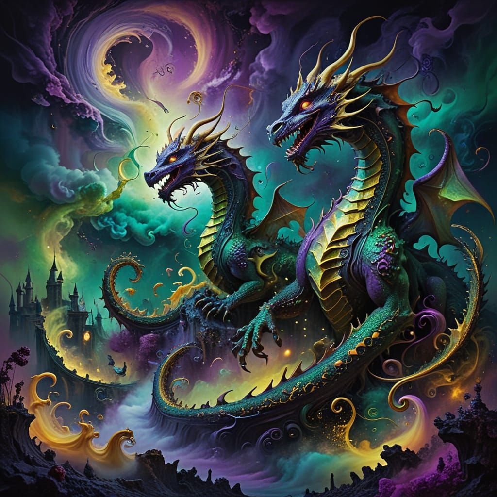 Surreal Fantasy Art in Salvador Dali Style