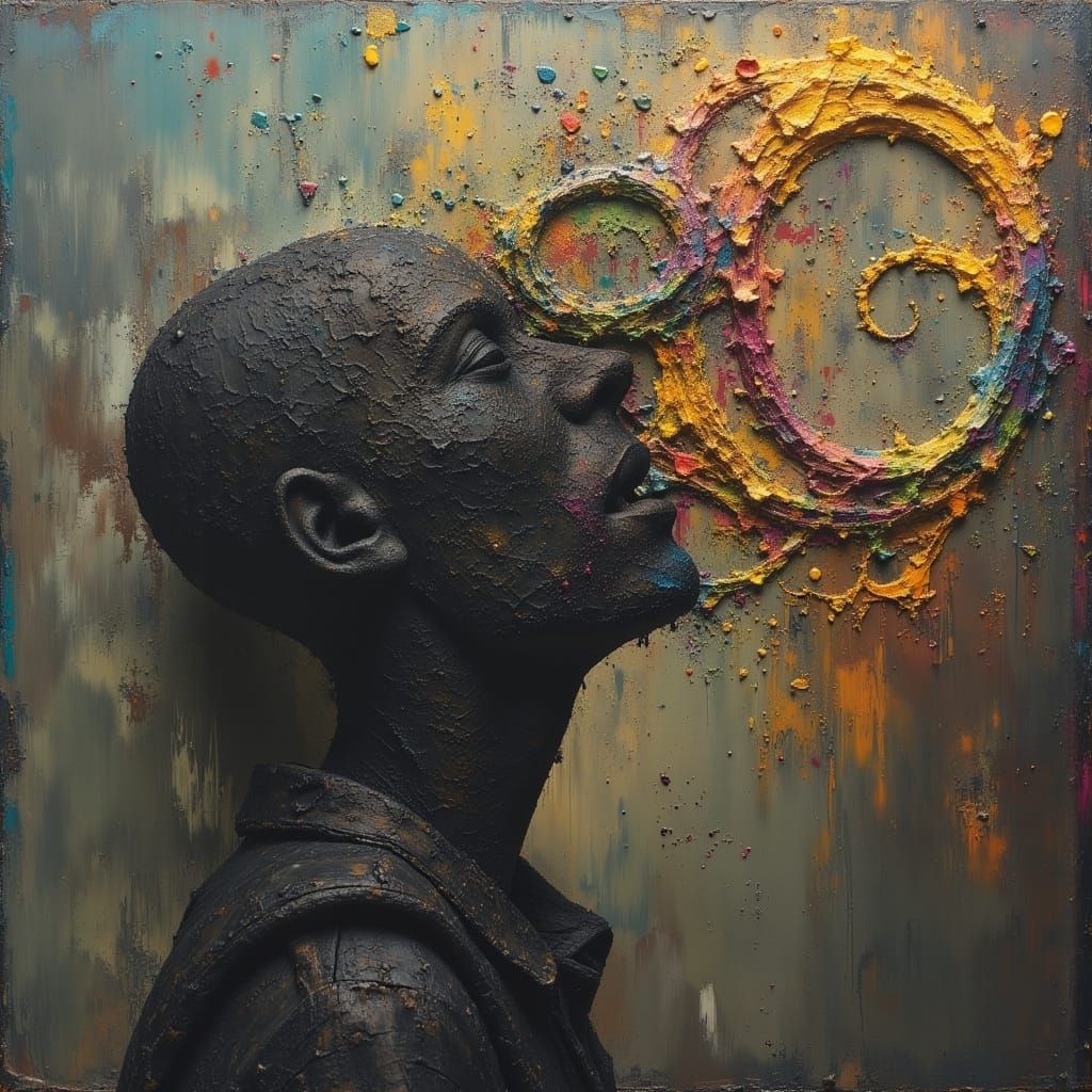 Tycoon in Dark Oil Painting Style