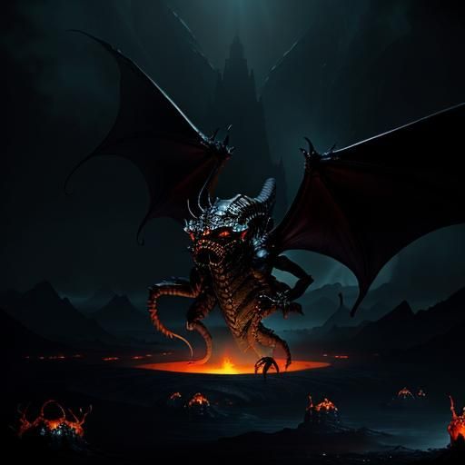 Divine Hybrid Descends into Hellish Abyss