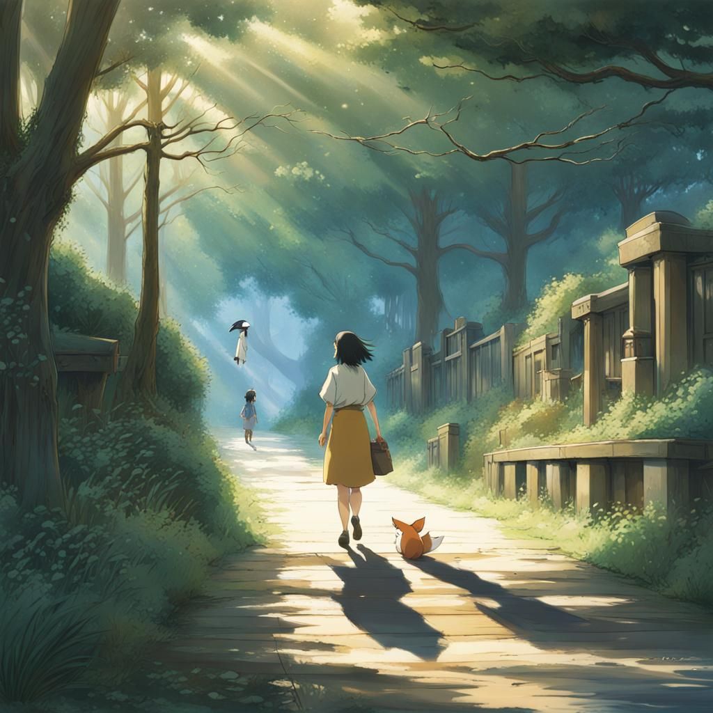 Magpie Princess and Fox: Anime Key Visual