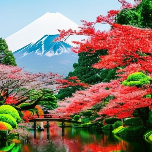 Japanese Landscape Photography with Bokeh