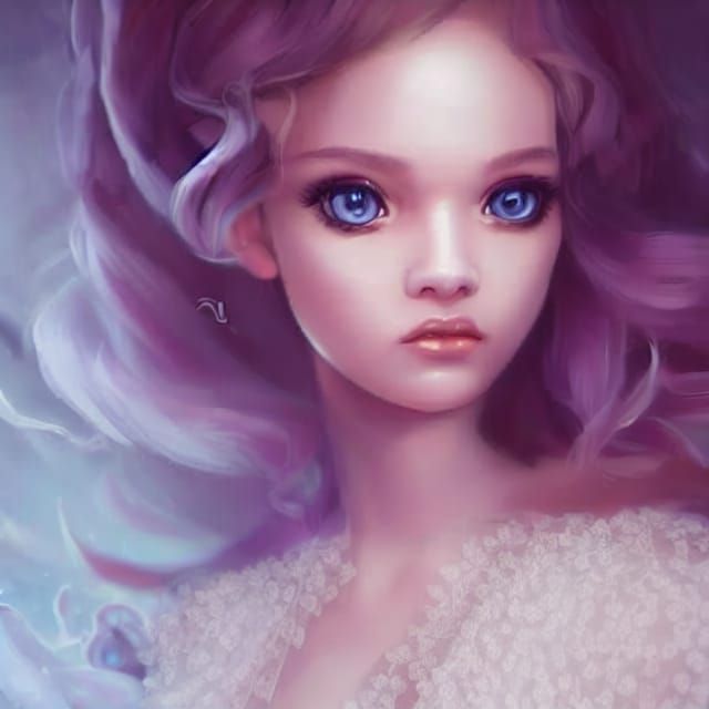 Flowing White Angelic Dress