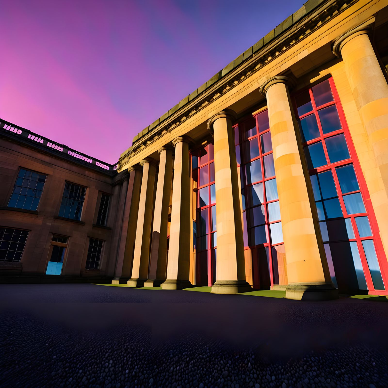 027 J. M. W. Turner - 4 November 2024 - Harewood House from the South-East.