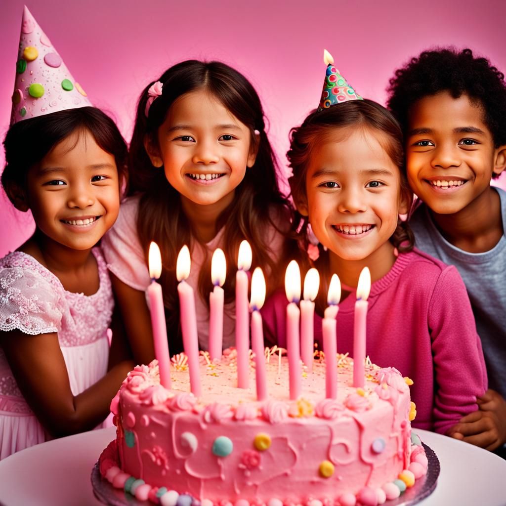 Children's Birthday Party with Fairytale Cake, Professional ...