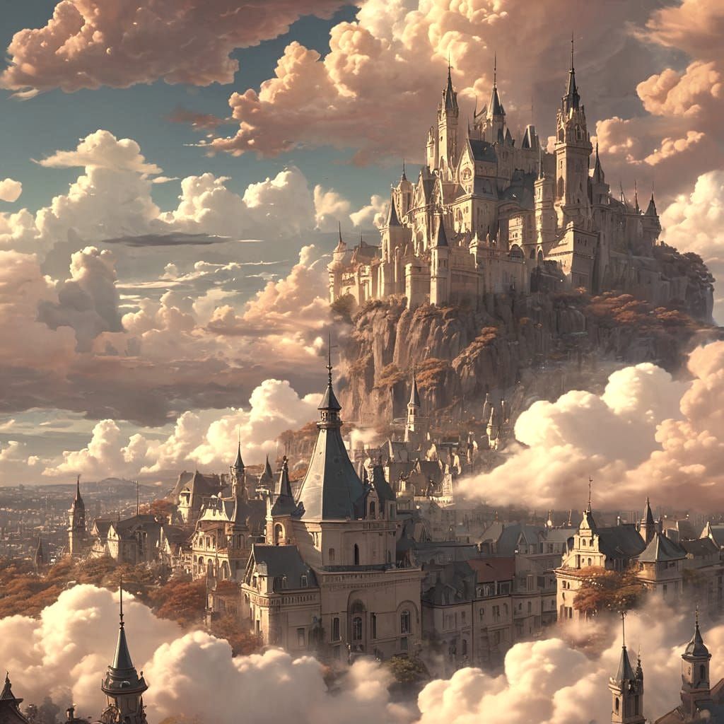 Studio Ghibli Style Alternate Landscape Concept Art