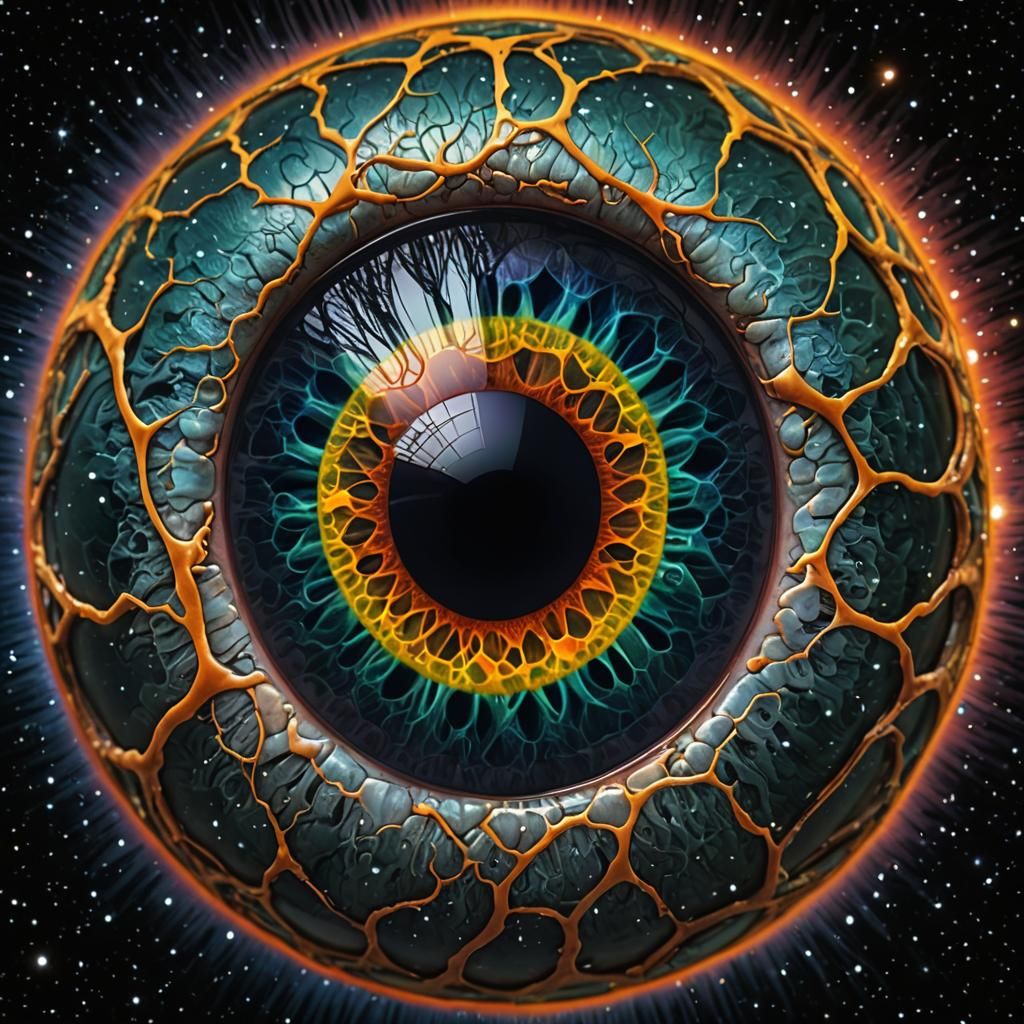 Cosmic Eye Macro Photography