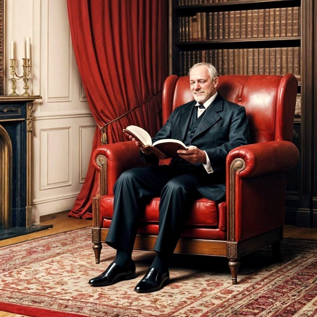 Photorealistic Man with Corrected Legs