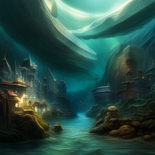Epic Underwater World: Digital Matte Painting