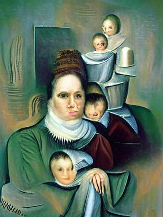 Portrait of a Mother with Her Children