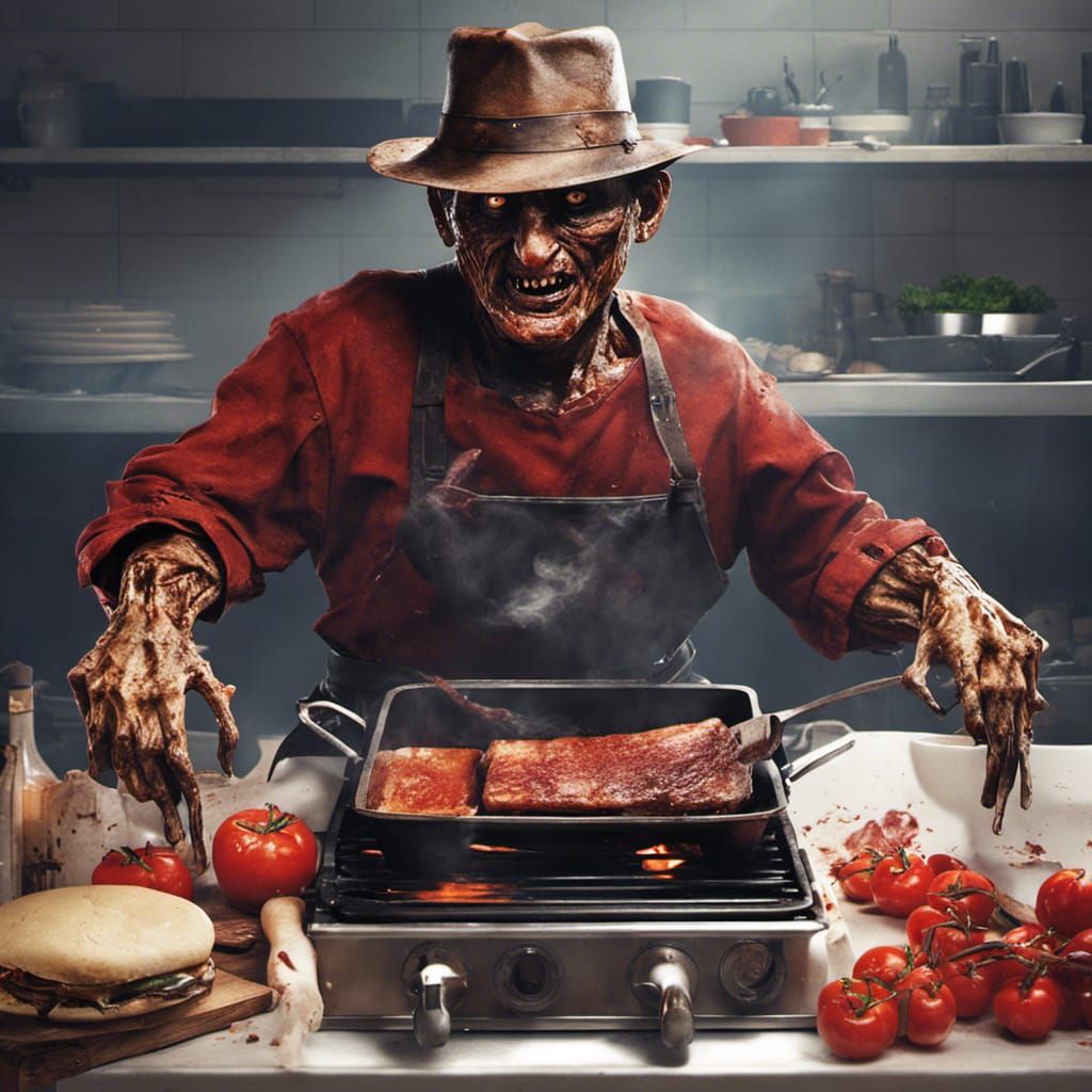 Freddy Kreuger Cooking: An AI Interpretation