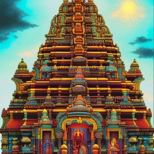 A Tamil Hindu temple
