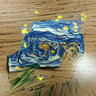 Starry Night: A Van Gogh Inspired AI Art