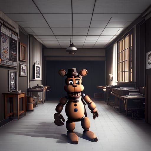 FNAF Inspired 3D Rendered Art