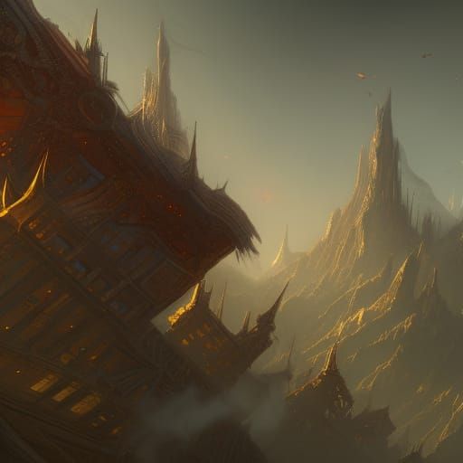 Detailed Matte Painting of a Cigarette