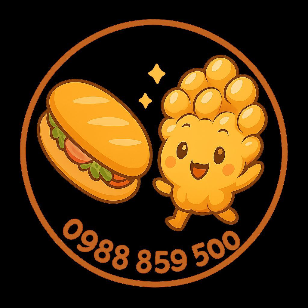 Anime Logo of Vietnamese Bread in Ghibli Style