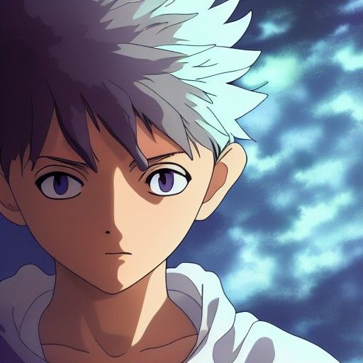 Anime Character in Studio Ghibli Style