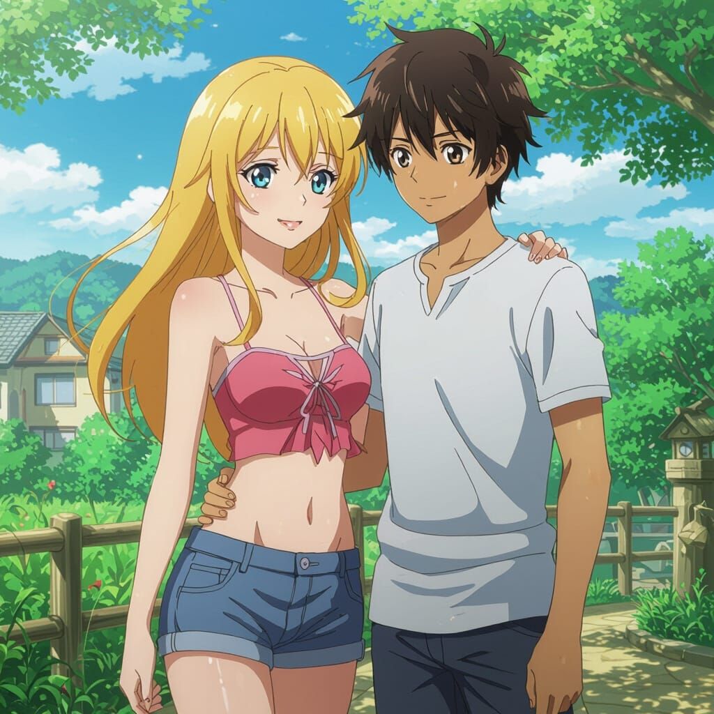 Anime Girl Accidentally Falls on Boy