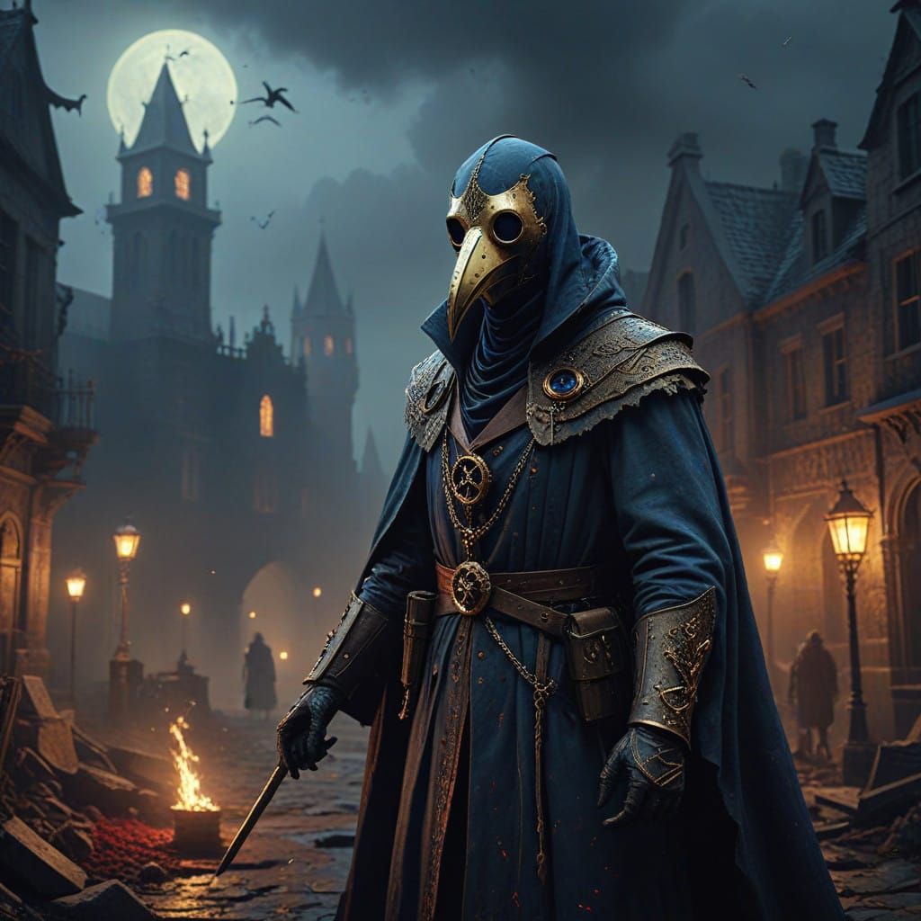 Game of Thrones-Inspired Plague Doctor in Dark Fantasy Reali...