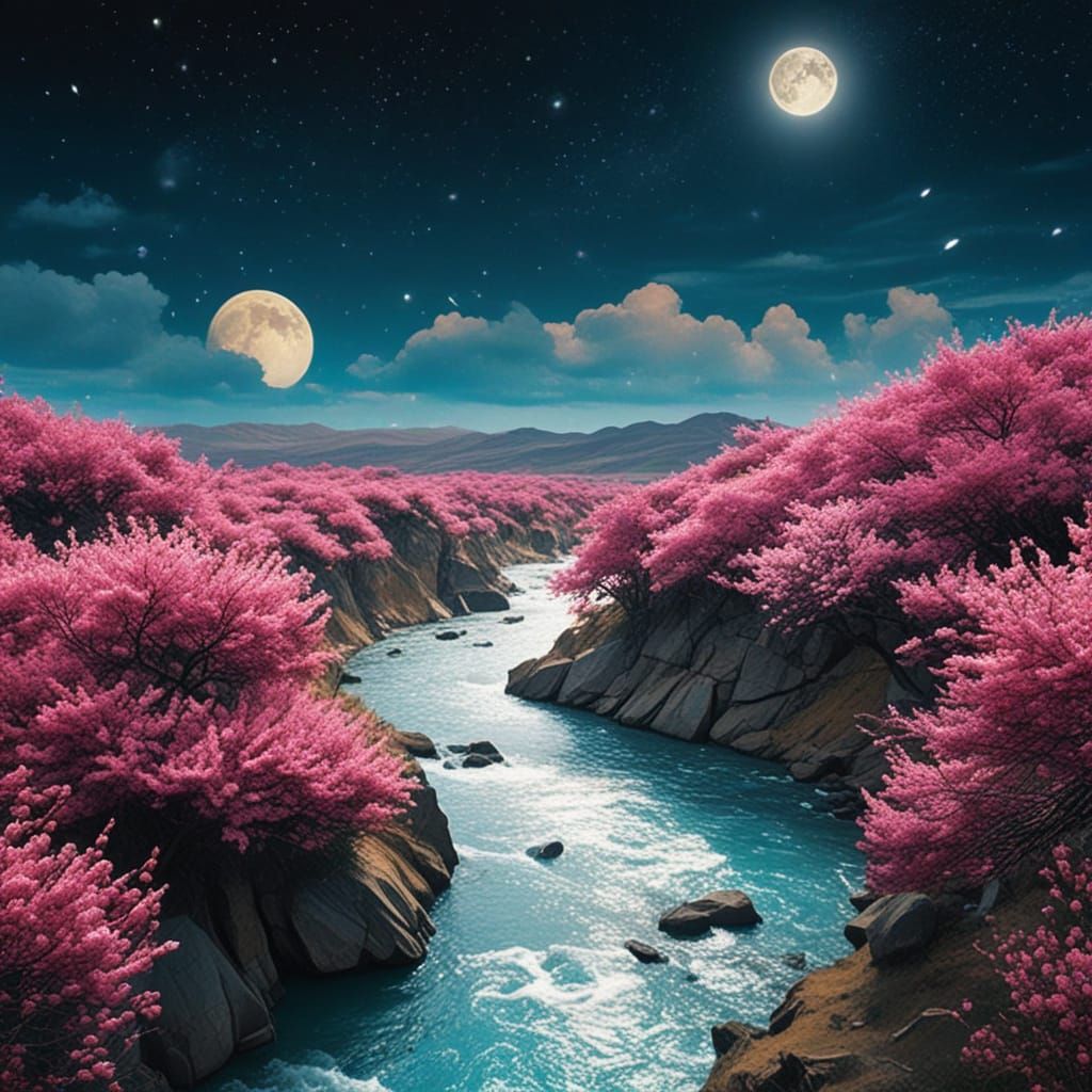 Whimsical Landscapes Unfold Across Vibrant Fields