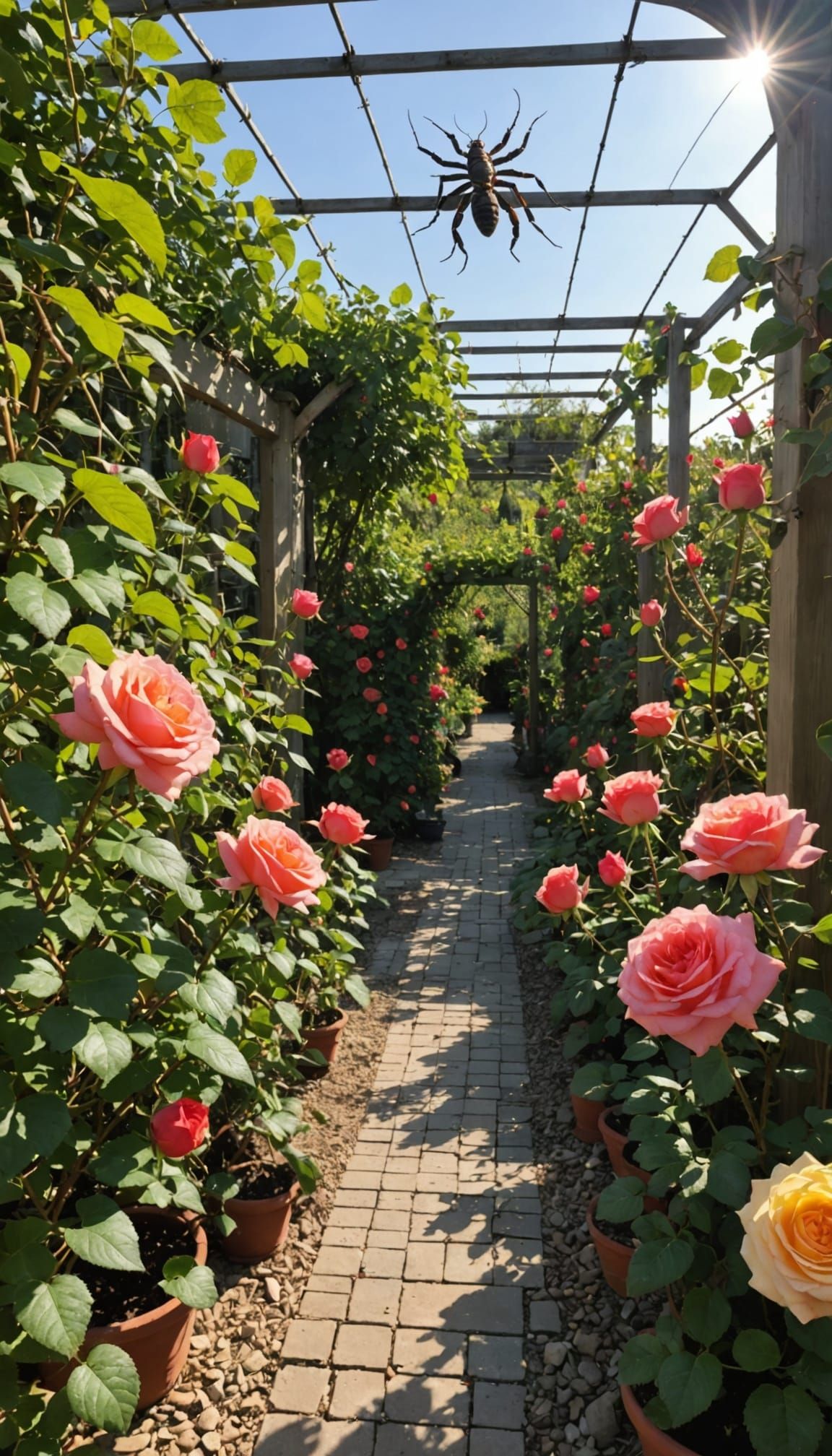 Rose Garden with Centipedes and Scorpions