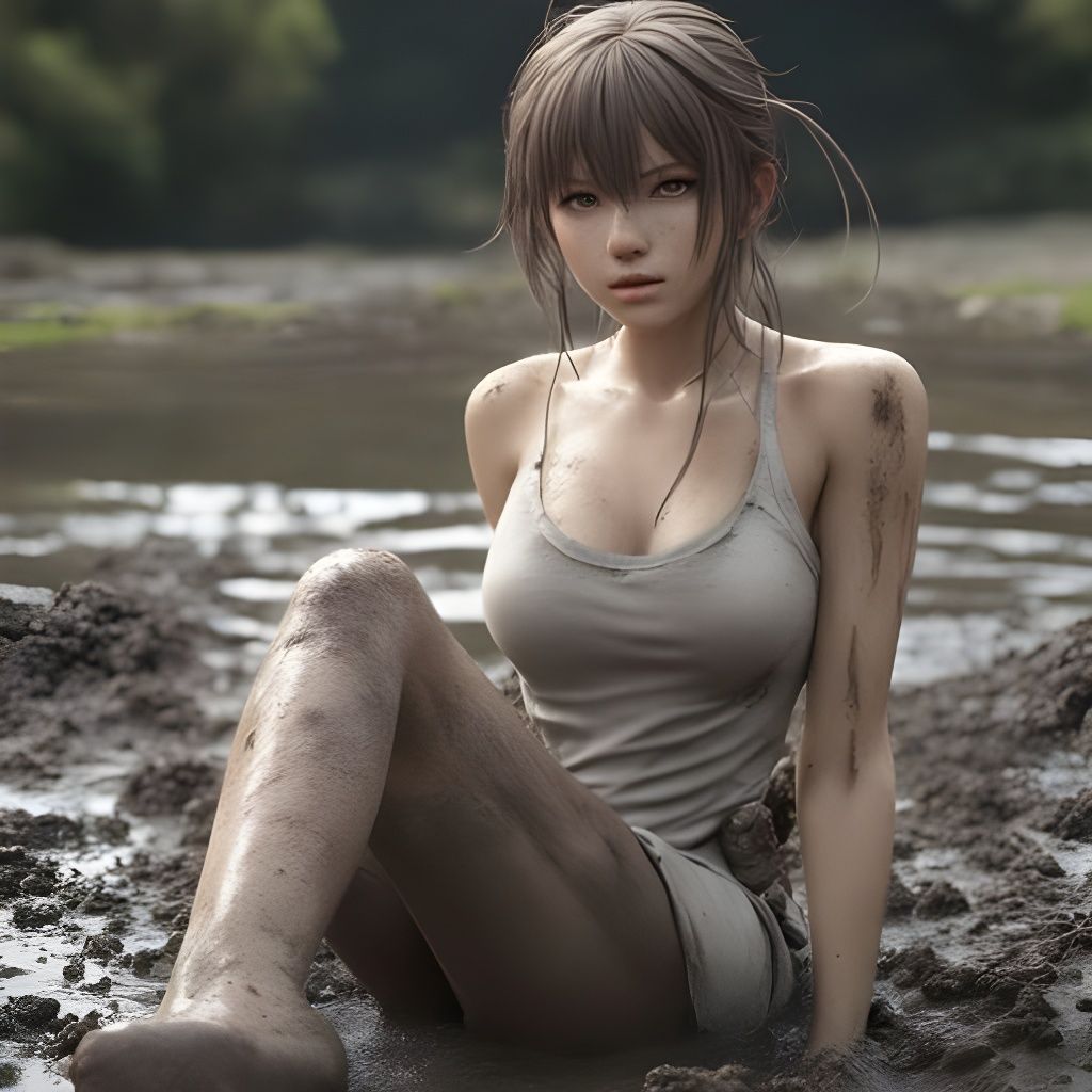 Detailed Mud Texture Generated by AI