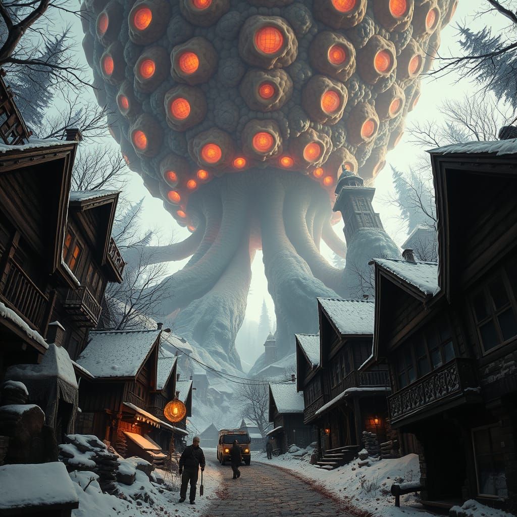 Colossal Tardigrade-Kodama Menace in Siberian Village