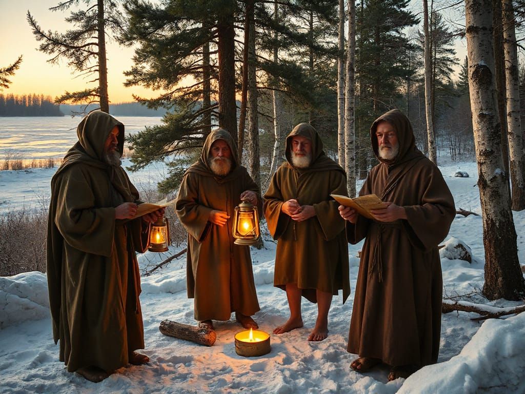 Ancient Rus' Hermits in Solitude