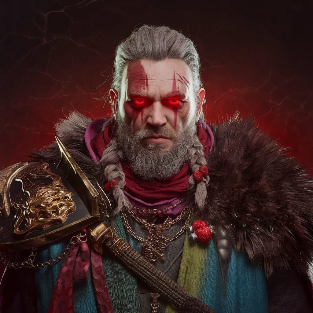 Dark Fantasy Art in Grimdark Style