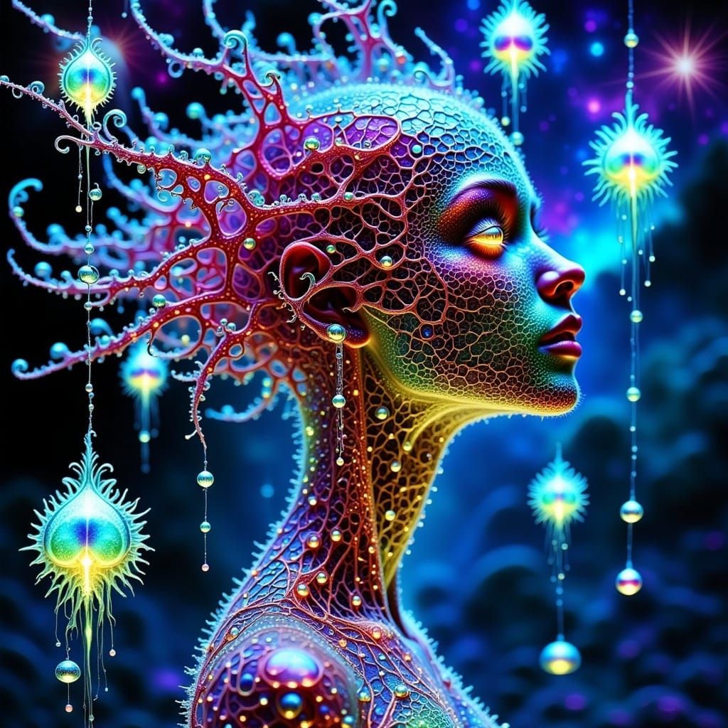 Luminous Celestial Being of Sacred Geometry