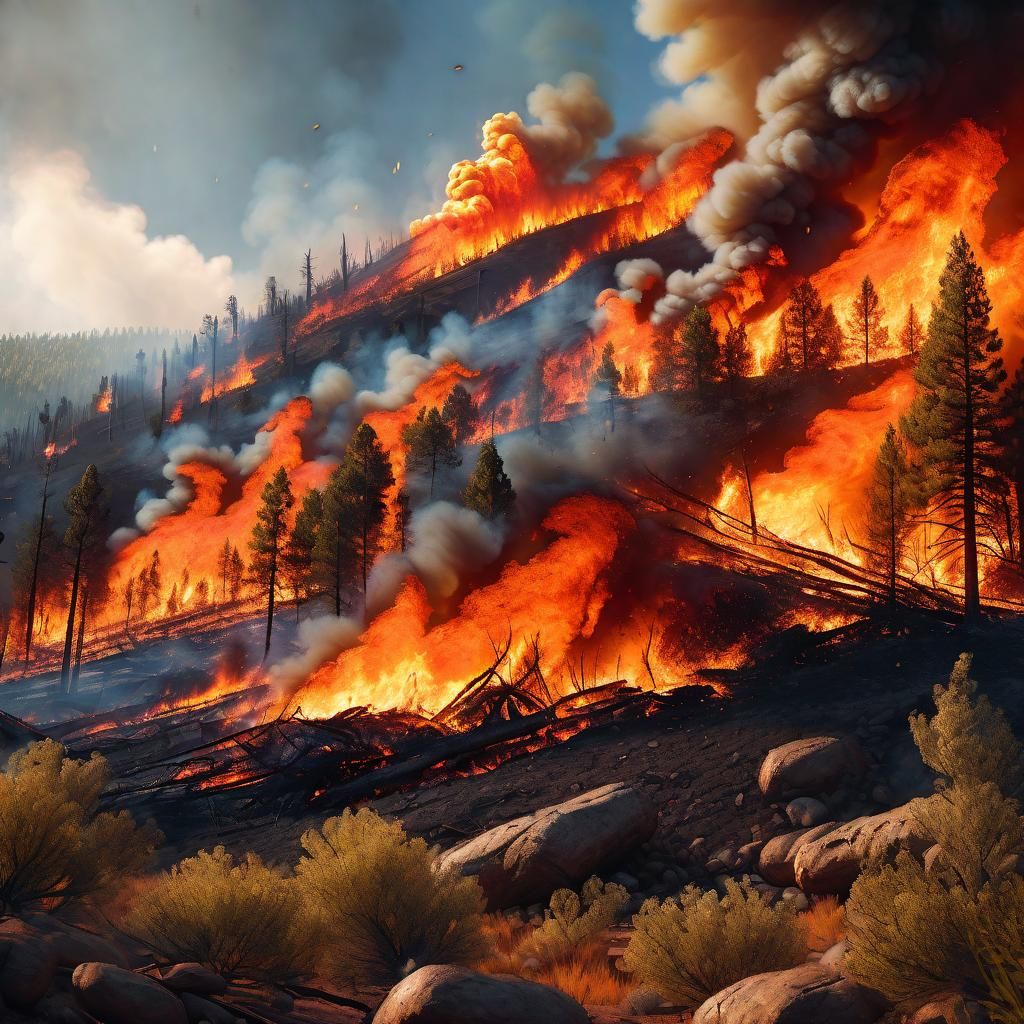 Devastating wildfires
