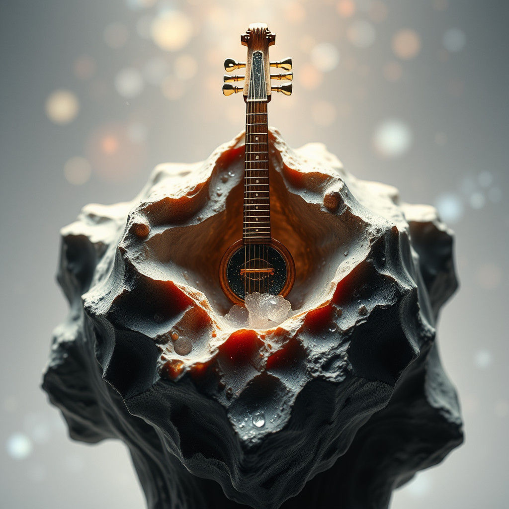 Physical Matter as Solidified Music: Mystical Cosmos